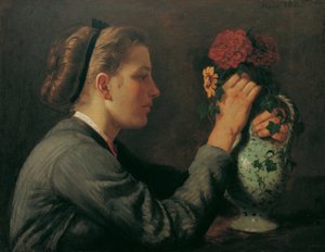 Agathe Thoma, la hermana del artista de Hans Thoma