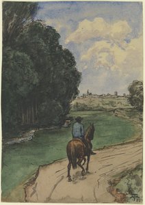 En la linde del bosque de Hans Thoma