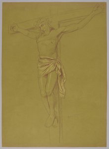 Cristo en la cruz de Hans Thoma