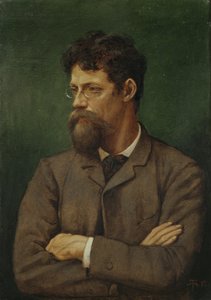 Allí Albert Lang pinta de Hans Thoma