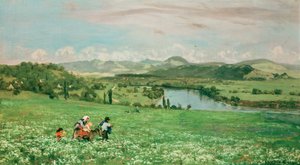 El Rin cerca de Säckingen de Hans Thoma