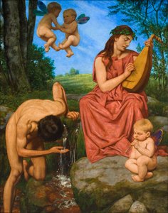 Die Quelle (el manantial) de Hans Thoma