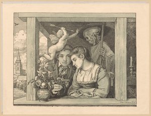 Que haya un solo corazón fiel entre los dos de Hans Thoma