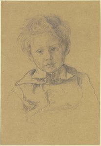 Retrato infantil del hijo de Victor Müller de Hans Thoma