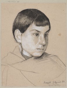 Una niña napolitana de Hans Thoma