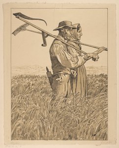 Un par de segadores de Hans Thoma
