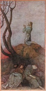 La agonía en el jardín, ilustración de 