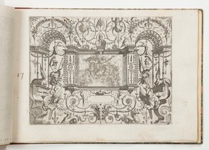 Placa 17, de Grotteßco en diverßche manieren (Varios Grotescos)