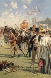 El ganador (óleo sobre panel)