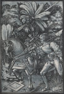 El caballero y el lansquenete de Hans Wechtlin