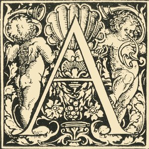 A - Un alfabeto por Hans Weiditz, c. 1520-1521, 1908 de Hans Weiditz