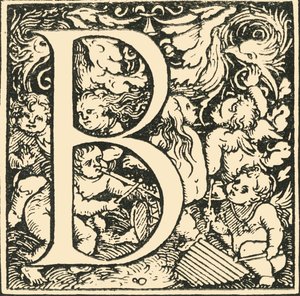 B - Un alfabeto por Hans Weiditz, c1520-1521, 1908 de Hans Weiditz