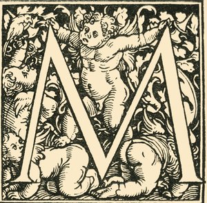 M - Un Alfabeto por Hans Weiditz de Hans Weiditz