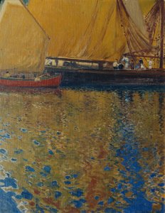 Estado de ánimo matutino en el puerto de Lussin