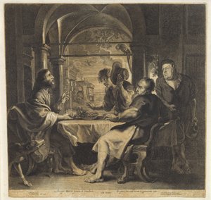 Comida en Emaús de Hans Witdoeck
