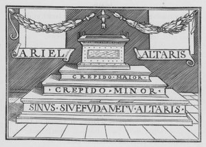 La gloria de Dios regresa al templo, Ezequiel XLIII, 4 de Hans after Holbein the Younger