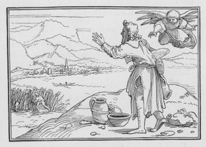 Habacuc se queja de la iniquidad de la tierra, Habacuc I, 2 de Hans after Holbein the Younger