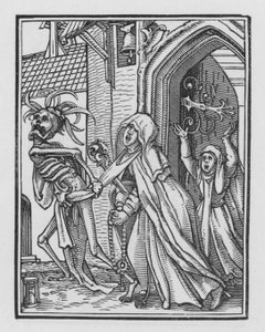 La danza de la muerte: La Abadesa de Hans after Holbein the Younger