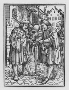 La danza de la muerte: El Abogado de Hans after Holbein the Younger