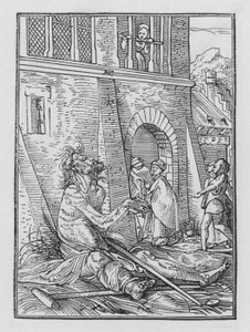 La danza de la muerte: El Mendigo de Hans after Holbein the Younger