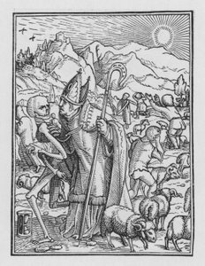 La danza de la muerte: El Obispo de Hans after Holbein the Younger