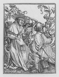 La danza de la muerte: El Cardenal de Hans after Holbein the Younger