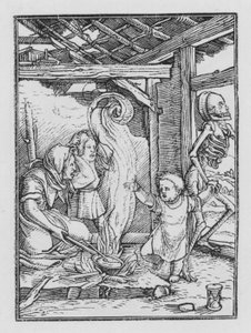 La danza de la muerte: El Niño de Hans after Holbein the Younger