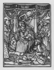 La danza de la muerte: El Emperador de Hans after Holbein the Younger