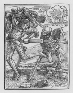 La danza de la muerte: El Caballero de Hans after Holbein the Younger