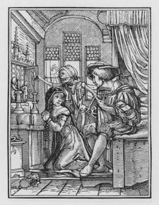La danza de la muerte: La Monja de Hans after Holbein the Younger