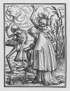 La danza de la muerte: La Anciana de Hans after Holbein the Younger