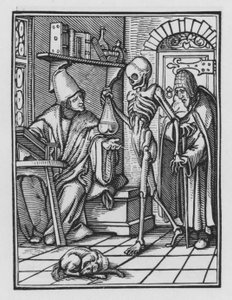 La danza de la muerte: El Médico de Hans after Holbein the Younger