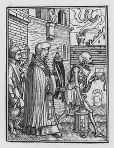 La danza de la muerte: El Sacerdote de Hans after Holbein the Younger