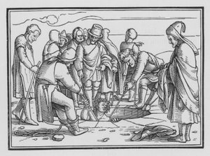 José arrojado a un pozo, Génesis XXXVII, 28 de Hans after Holbein the Younger