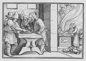 Josías celebra una solemne Pascua, 2 Crónicas XXXV, 1 de Hans after Holbein the Younger