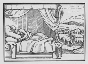 Los dos sueños del faraón, Génesis XLI, 8 de Hans after Holbein the Younger