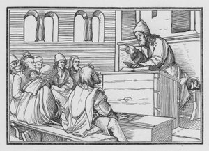 La profecía de Amós, Amós I, 1 de Hans after Holbein the Younger