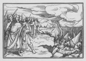 La rebelión de Coré, Datán y Abiram, Números XVI, 33