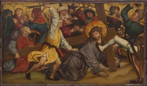 Cristo con la cruz a cuestas de Hans or Johan Maler