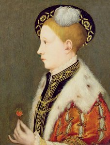 Rey Eduardo VI (1537-53) de Hans school of Holbein