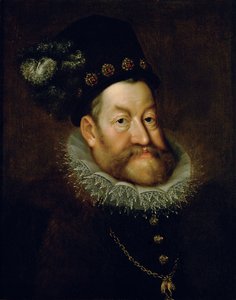 Alemán: Kaiser Rudolf II. (1552-1612) Retrato del emperador Rodolfo II de Hans von Aachen