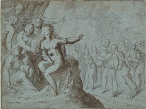 escena mitologica de Hans von Aachen