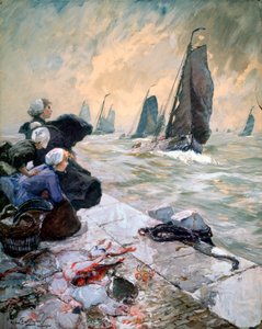 La esposa del pescador, 1896 de Hans von Bartels