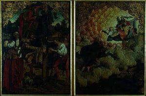 Historias de los S.S. Pedro y Pablo del retablo: (detalle)