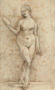 Desnudo con espejo (Vanitas) de Hans von Kulmbach