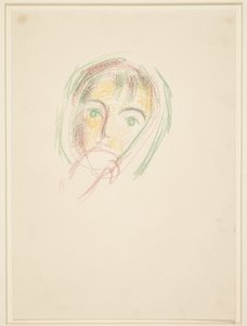 El hijo del artista Franz. Cabeza de Harald Giersing