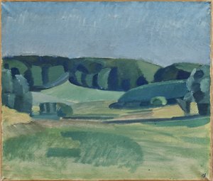 Paisaje cerca de Bistrup de Harald Giersing