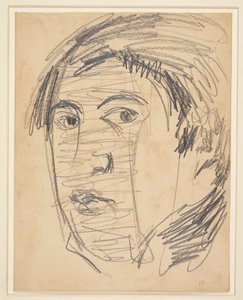Autorretrato. Perfil de 3/4 hacia la izquierda de Harald Giersing