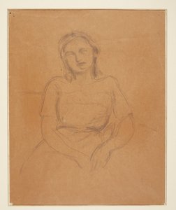 Joven sentada de Harald Giersing