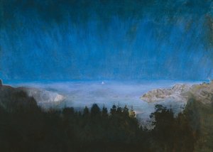 De Kjerringvik (óleo sobre lienzo)